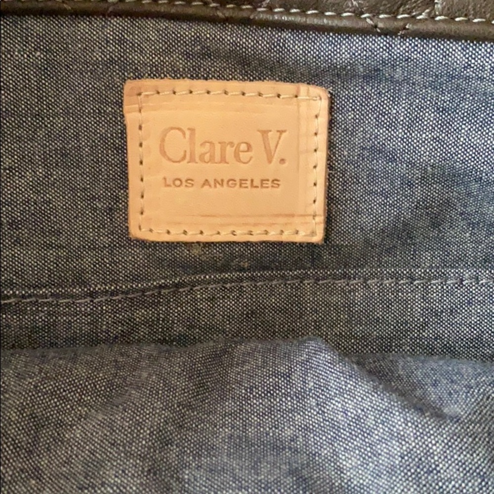 NWT Clare V Quilted Tote Bag - Picture 2 of 12